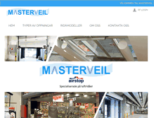 Tablet Screenshot of masterveil.se